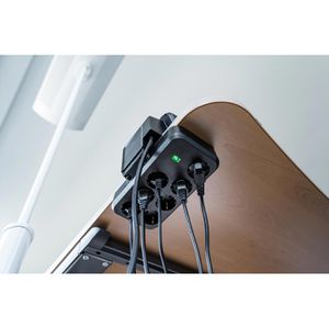 Produktbild für Tischsteckdose Brennenstuhl Estilo Duplex, mit 2m Schuko Kabel