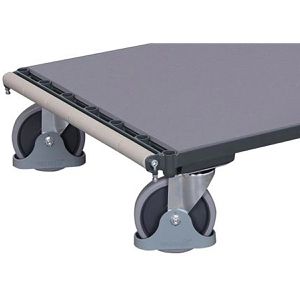 Produktbild für Plattenwagen VARIOfit sw-1282/AG, Gummireifen