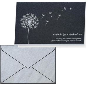 Trauerkarten bsb 811512-2, mit Spruch