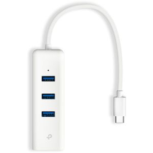 Produktbild für USB-Hub TP-Link UE330C, weiß, mit LAN
