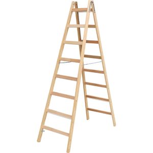Produktbild für Stehleiter Krause Stabilo, 170101, beidseitig begehbar