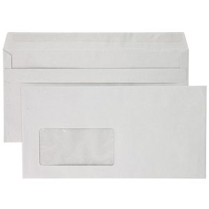 Briefumschläge Mailmedia grau, DIN lang