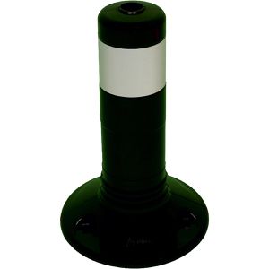 Produktbild für Absperrpfosten Schake 412282BS, schwarz/weiß, aus Kunststoff