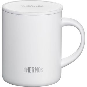 Produktbild für Thermobecher Thermos Longlife Cup white mat, mit Henkel, weiß