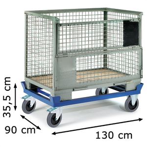 Produktbild für Paletten-Fahrgestell Rollcart 10-4051