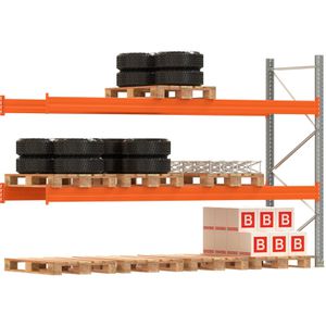 Anbauregal Regalwerk ARTUS, für 12 Paletten