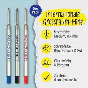 Produktbild für Kugelschreiberminen Online 70007