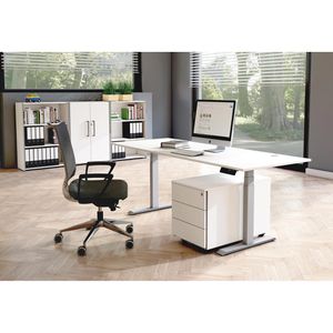 Produktbild für Schreibtisch Kerkmann Move 1 stable, weiß / weiß
