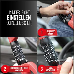 Produktbild für Lenkradkralle Heyner 850090 Wheeblock Compact