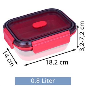 Produktbild für Frischhaltedose Lurch Up &amp; Down, aus Silikon / Kunststoff