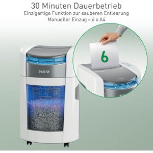 Produktbild für Aktenvernichter Leitz 8039 IQ OptiMax Autofeed Home Office 200