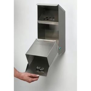 Produktbild für Aschenbecher VAR WH41, 1208, silber, für Outdoor, mit Dach