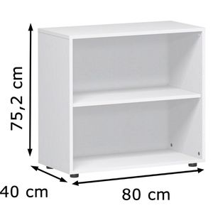 Produktbild für Aktenregal Geramöbel Flex, S-382001-W, aus Holz