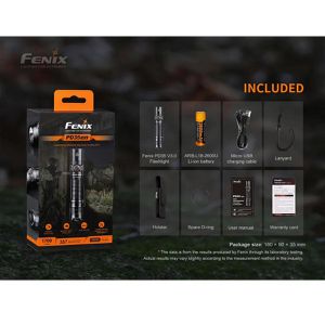 Produktbild für Taschenlampe Fenix PD35 V3.0, LED, aufladbar