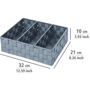 Produktbild für Aufbewahrungskorb Wenko Adria 3 Fächer