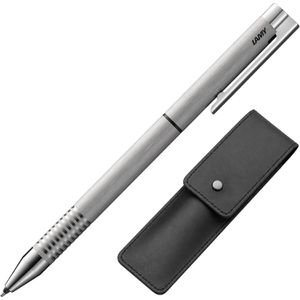 Produktbild für Schreibset Lamy logo twin pen brushed 606