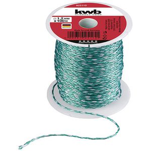 Produktbild für Maurerschnur kwb 925110, grün/weiß