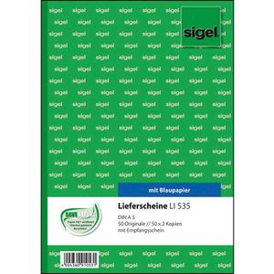 Produktbild für Lieferscheinbuch Sigel LI535, A5