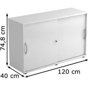 Produktbild für Schiebetürenschrank Hammerbacher Solid, Holz