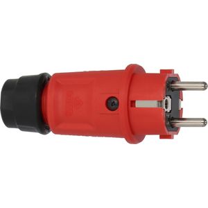 Produktbild für Schutzkontaktstecker Brennenstuhl Professional, rot