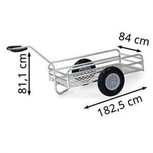 Produktbild für Handwagen Fetra 6105P, mit Plattform, verzinkt