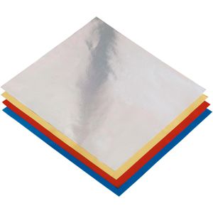 Produktbild für Faltblätter Folia 9955 Alufolie, 15 x 15cm