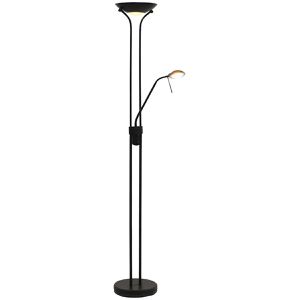 Stehlampe vidaXL 282412, LED, schwarz, 180 cm