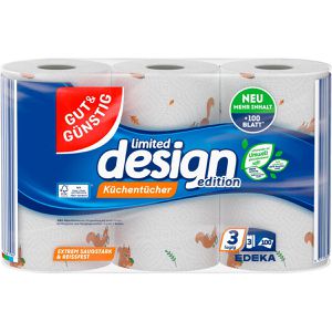 Küchenrolle Gut&Günstig design edition 3-lagig