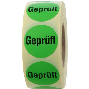 Produktbild für Hinweisetiketten Böttcher-AG Geprüft