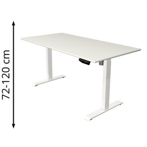 Schreibtisch Kerkmann Move 1, weiß / weiß
