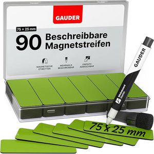 Magnetschilder Gauder ME-75x25, grün