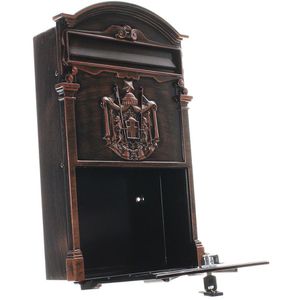 Produktbild für Briefkasten Rottner T05667, Ashford Antique, braun, Aluminium