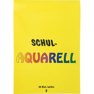 Aquarellpapier Böttcher-AG Schulaquarell Block, A4