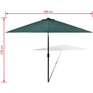 Produktbild für Sonnenschirm vidaXL 40769, rund