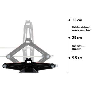 Produktbild für Scherenwagenheber Heyner 347150, mit Kurbel