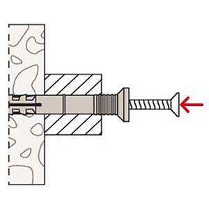 Produktbild für Dübel Fischer 50354, N6x40/10S