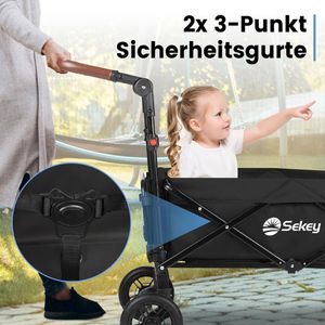 Produktbild für Bollerwagen Sekey FW502, faltbar