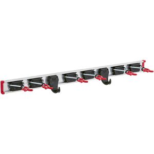 Gerätehalter Bruns Alu-Set, 6 Halter, 2 Haken