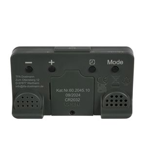 Produktbild für Wecker TFA 60.2045.10 schwarz, digital