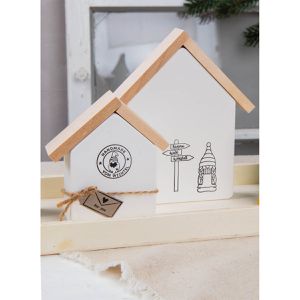 Produktbild für Motivstempel Rayher Clear Stamps Wichtelpost, aus Kunststoff