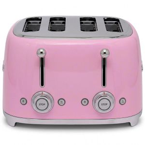 Produktbild für Toaster Smeg TSF03PKEU 50er Retro Style, mit 6 Röststufen