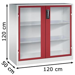 Produktbild für Werkzeugschrank CP-Möbel 8531-055, aus Metall, grau / rot
