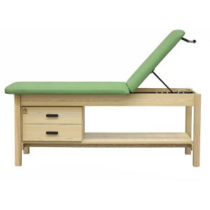 Produktbild für Behandlungsliege Teqler T170755, aus Holz, lindgrün