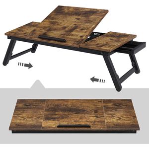 Produktbild für Laptoptisch Vasagle LLD110B01, aus Holz, höhenverstellbar
