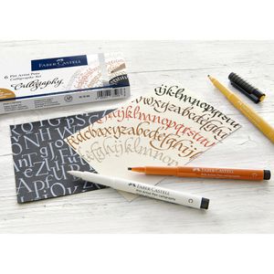 Produktbild für Kalligraphie-Stift Faber-Castell Pitt Artist Pen, sortiert