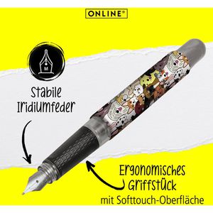 Produktbild für Füller Online College II Fluffy Dogs, Feder M