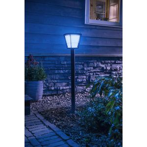 Produktbild für Wegeleuchte Philips-Hue Econic, schwarz, mit 230 V Netzstrom