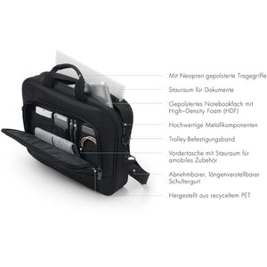 Produktbild für Laptoptasche Dicota Eco Top Traveller Base schwarz