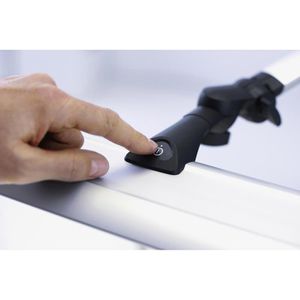 Produktbild für Schreibtischlampe Waldmann Taneo STZL 36, silber, LED, dimmbar
