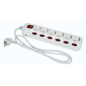 Produktbild für Steckdosenleiste Heitronic 45191, mit 1,5m Kabel